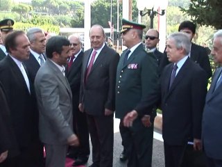 Premier jour de la visite d'Ahmadinejad au Liban
