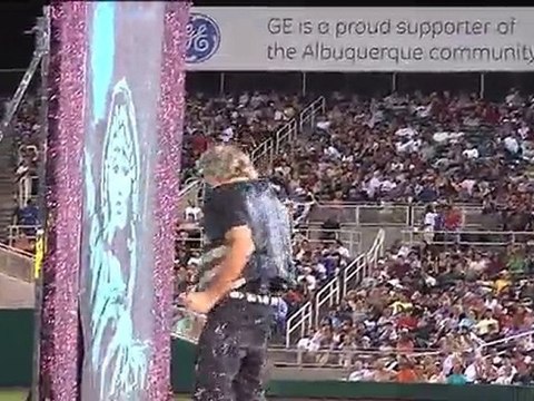 Michael Ostaski At Isotopes Stadium