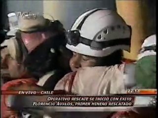 12-10-2010 Los mineros de Chile son rescatados de la mina.