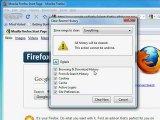 Clear Cache/Browsing History in Mozilla Firefox