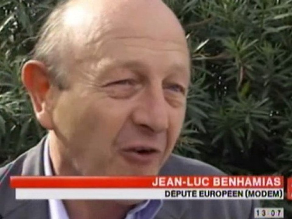 JT 13h Fr2 Boues Rouges Hongrie & Gardanne Bennahmias