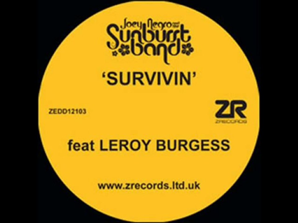 Boogietown mix-The Sunburst Band - Survivin' ft. L. Burgess