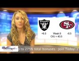 Raiders vs 49ers Battle of the Bay NFL Betting Odds