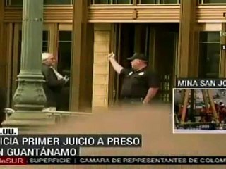 Inicia primer juicio en EE.UU. contra civil preso en Guantánamo