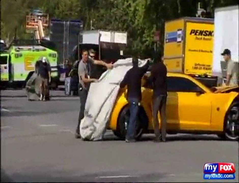 Dylin Prestly: Transformer 3 Bumblebee Camaro Crash In DC