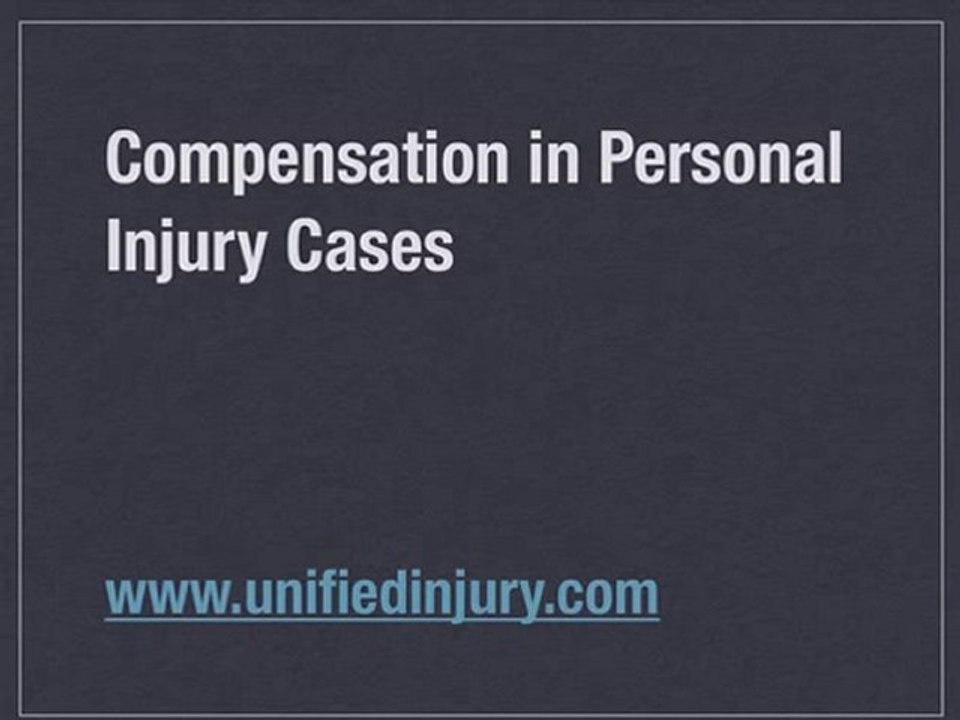 How to caculate personal injury compensation