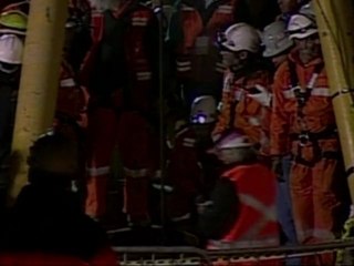 Le dernier des 33 mineurs, Luis Urzua, secourus à San José