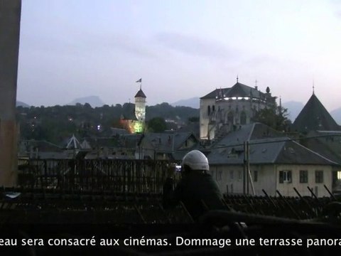 Visite du chantier des halles de Chambéry