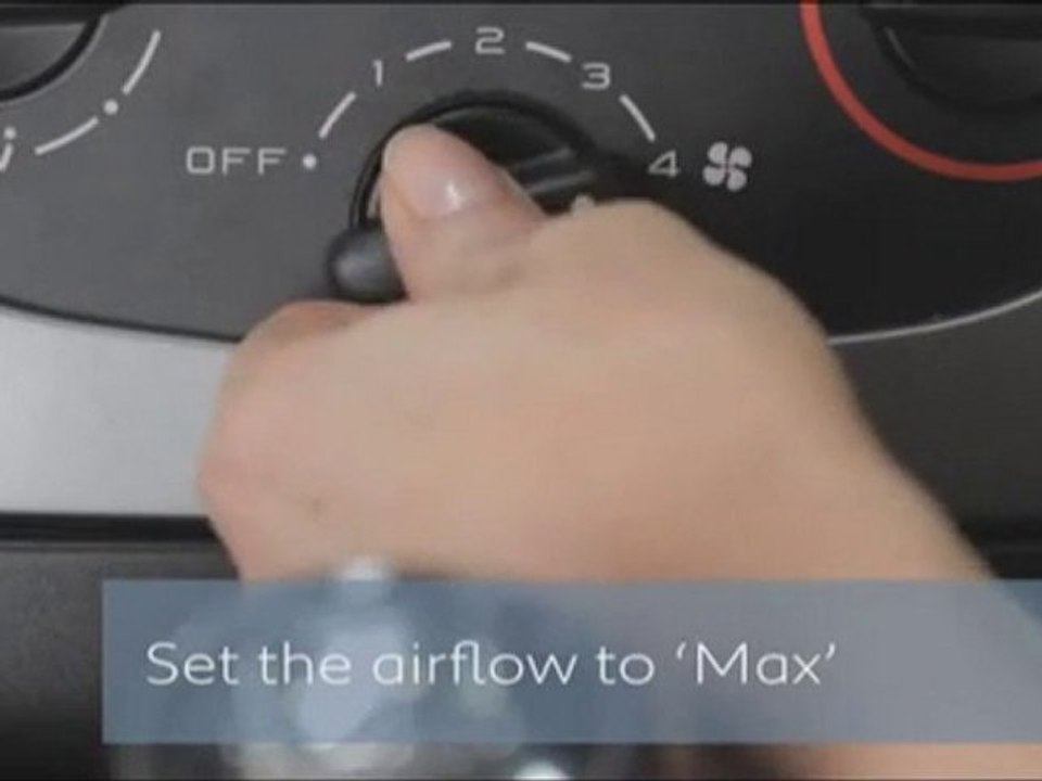 Peugeot 307_ How to demist or defrost your windscreen