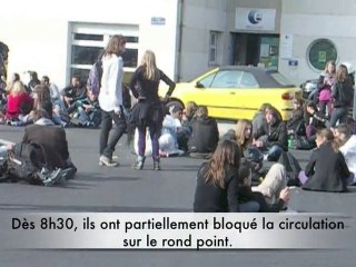 Clermont : les lycéens contre la réforme des retraites