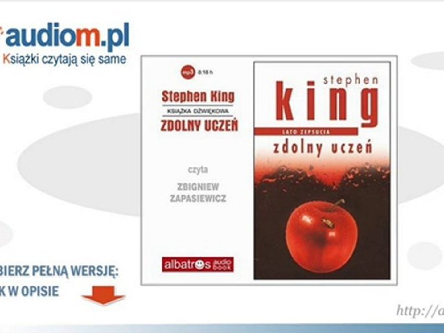 ⁣Zdolny uczeń - Stephen King - audiobook
