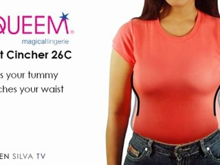 Get An Instant Hourglass Shape with Squeem Waist Cincher 26C