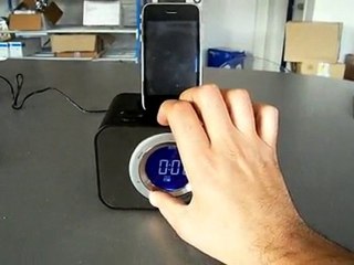 Radio reveil pour iphone  - Bluestork wakeup weekly
