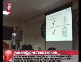 Aliağa'da Paramı Yönetebiliyorum Semineri 2
