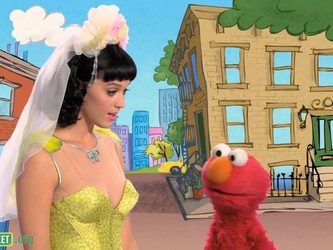 Katy Perry sings Hot N Cold with Elmo on Sesame Street!