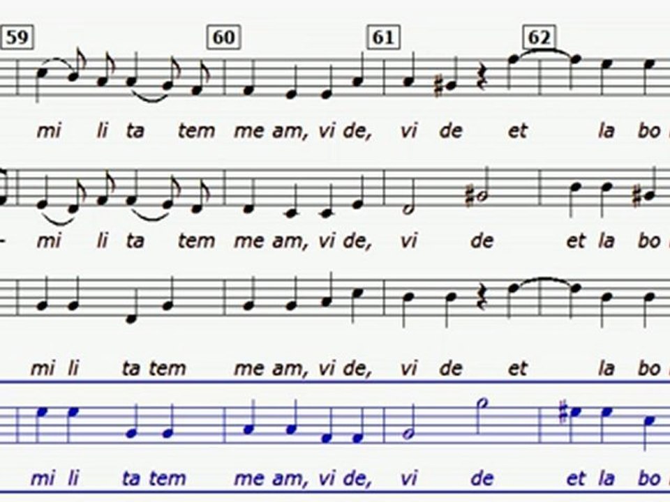 Tribulationes cordis mei (M HAYDN) Basse