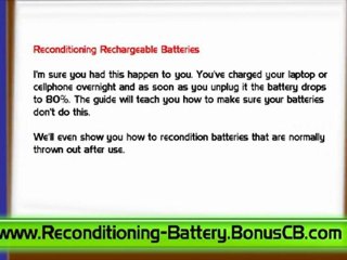 Download Video: Battery Reconditioning Automotive - Battery Reconditioning