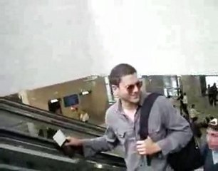 Wentworth Miller at Shanghai Airport (Oct 2010) #1