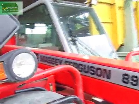 Nicolas Truffaux et le chargeur Massey Ferguson 8926