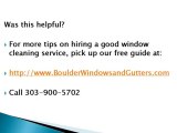 Boulder CO Window Cleaning - Hiring Guide - Part 4