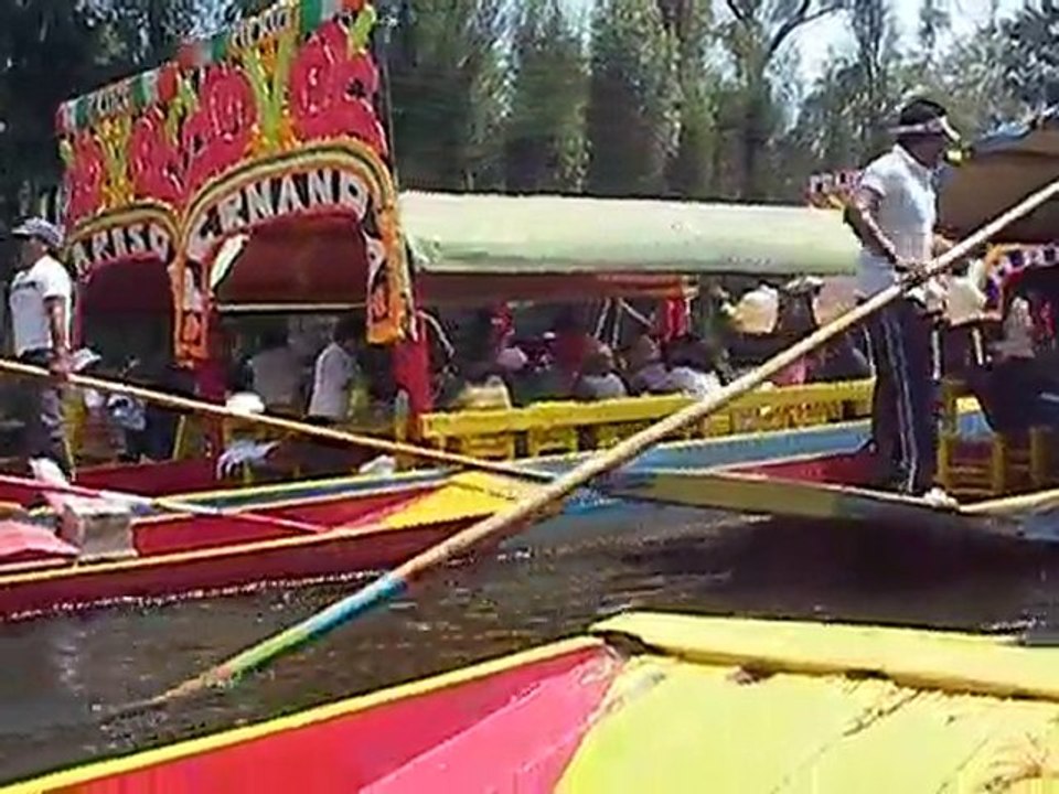 Les mariachis de Xochimilco