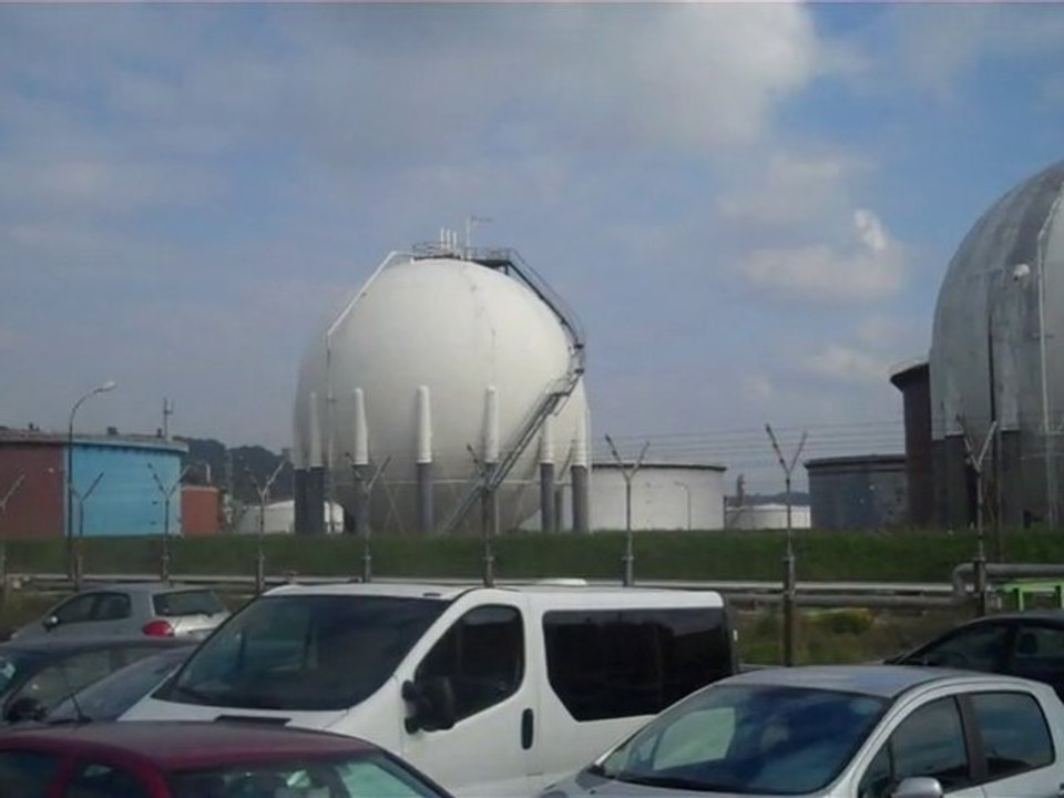 Panorama extérieur raffinerie Gonfreville-L'Orcher