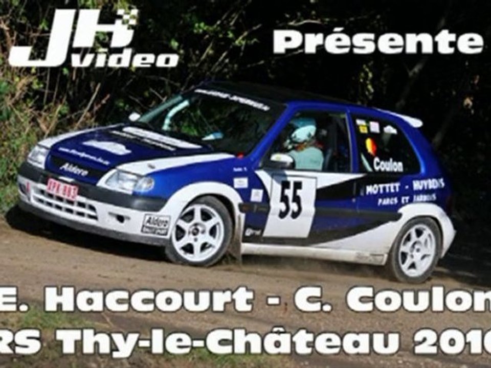 Thy-le-Château 2010 On board Haccourt Coulon Citroën Saxo