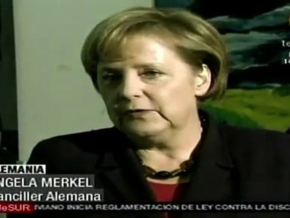 Merkel felicita a Chile por rescate de mineros