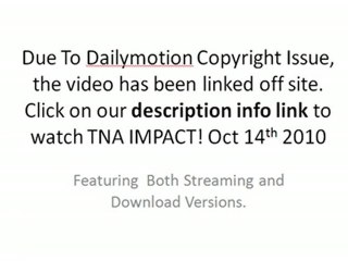 TNA Impact October 14th part 1