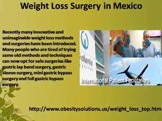 weight loss surgery Mexico