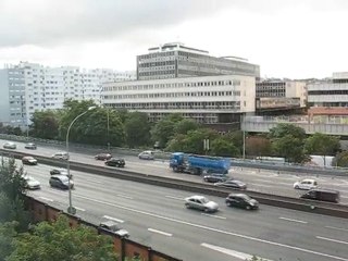 Paris : périphérique porte de Saint Ouen