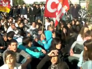 Manifestation des étudiants à Tarbes