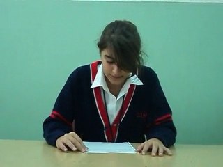 Okul Meclisi Başkan Adayı Dilan Yaren Yıldırım'ın Konuşması