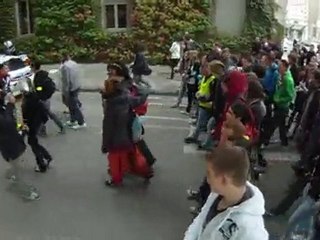 Manifestation de lycéens à La Roche-sur-Yon