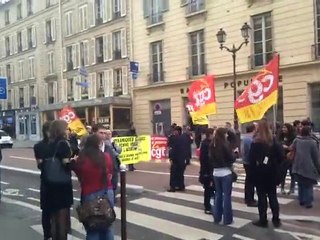 Manifestation des lycéens à Versailles