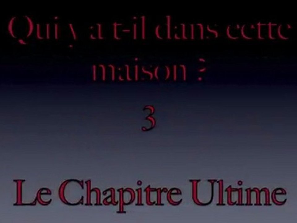 Qui y a t-il dans cette maison ? 3