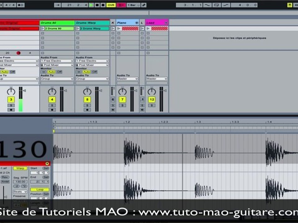TUTO MAO : LES SECRETS DU WARPING ABLETON LIVE PART1