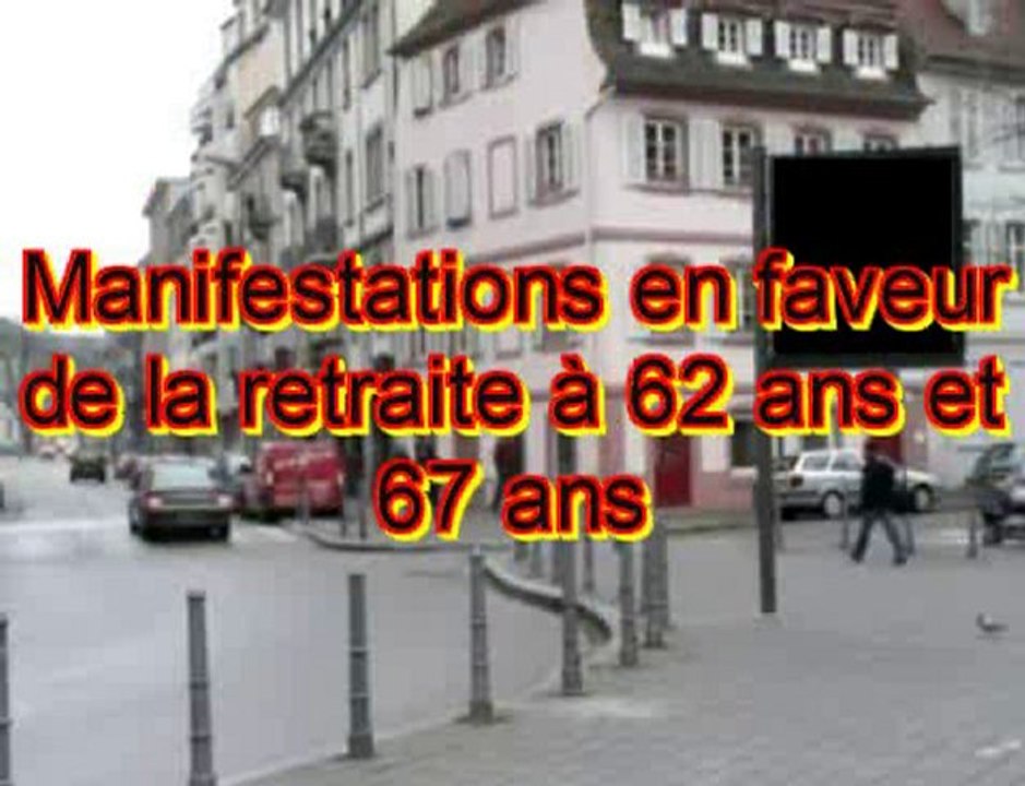 CONTRE  MANIFESTATION RETRAITE