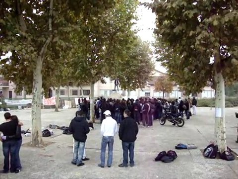 blocus lycée Hector Berlioz (isere)