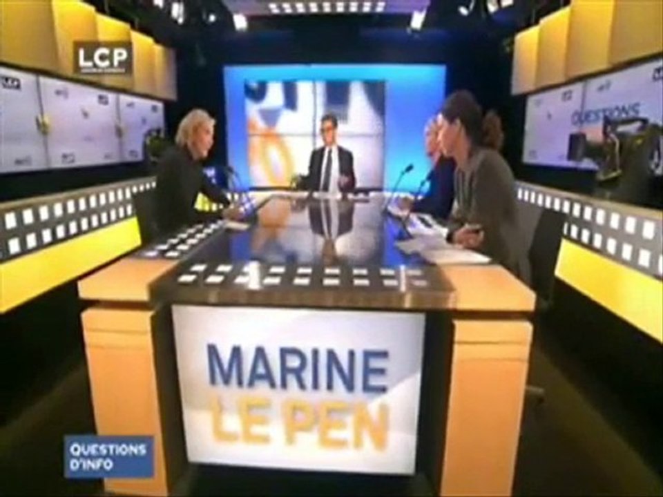 Marine Le Pen contre la loi Pompidou-Giscard de 1973