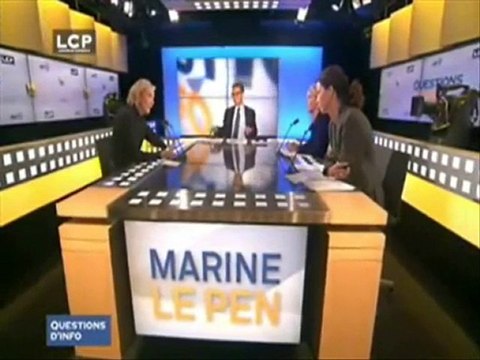 Marine Le Pen contre la loi Pompidou-Giscard de 1973
