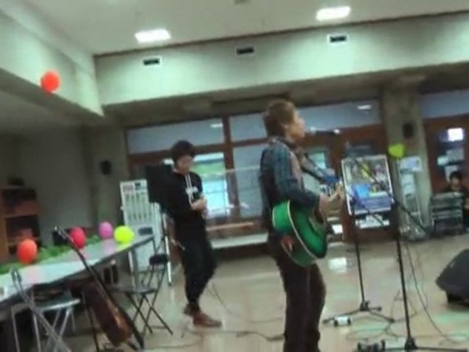 にじ色　学園祭　準備中　３　リハーサル