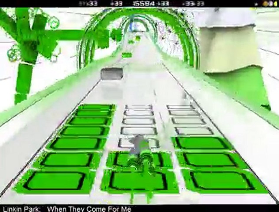 Linkin Park - When they come for me - Audiosurf