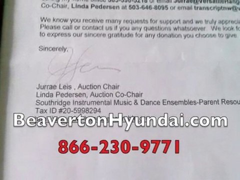 Beaverton Hyundai Reviews and Complaints