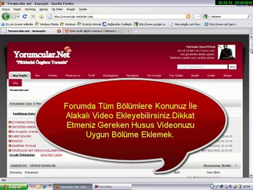 Forum Sitesinde Video Ekleme? Videolu anlatım