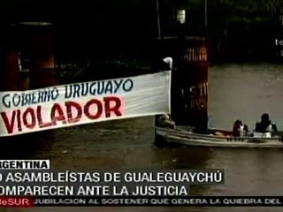 La audiencia contra los diez asambleístas de Gualeguaychú