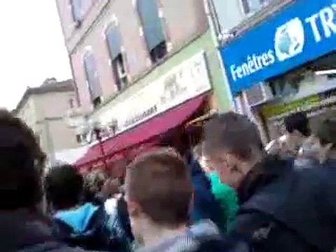 Manif des lycéens de carmaux le 15 octobre 2010