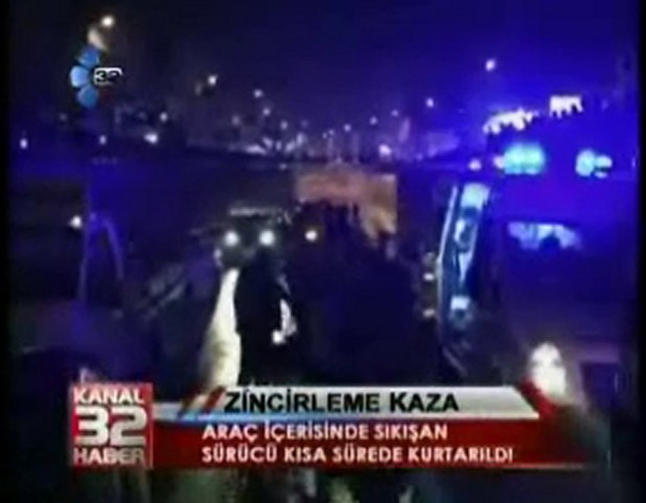 ISPARTA'DA ZİNCİRLEME KAZA