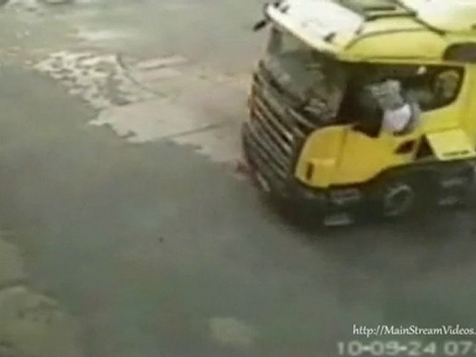 Guy Gets Thrown From Truck