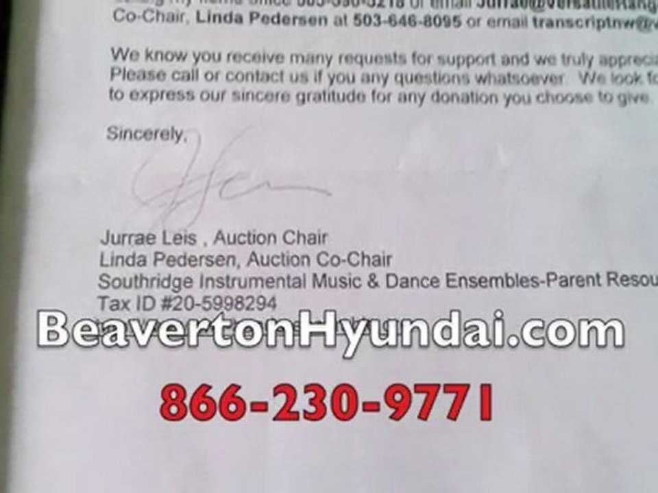 Read Beaverton Hyundai Reviews Online